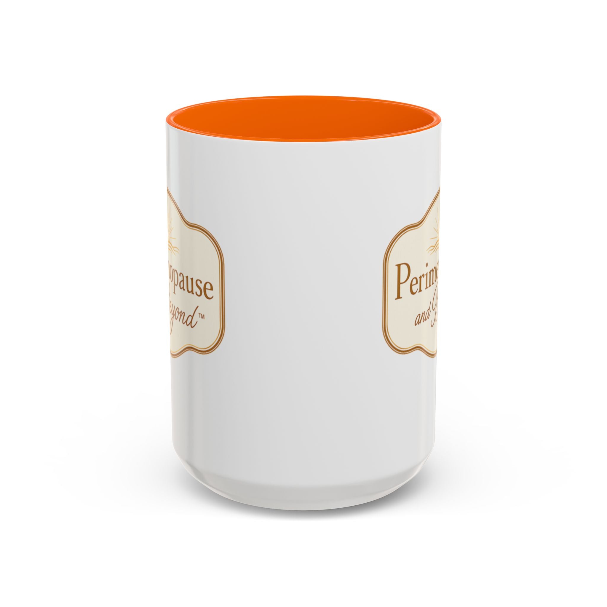 Perimenopause and Beyond™ Accent Coffee Mug — Empowering Women’s Morning Cup