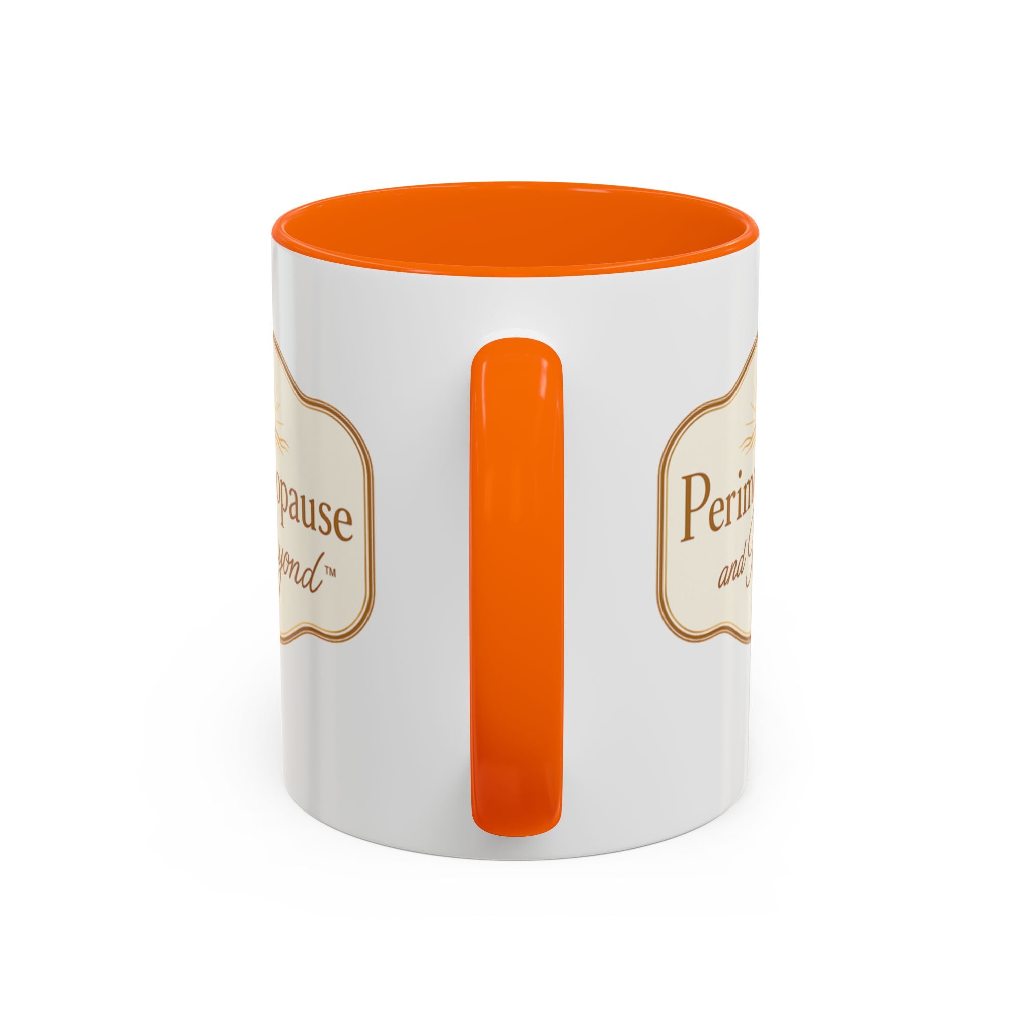 Perimenopause and Beyond™ Accent Coffee Mug — Empowering Women’s Morning Cup
