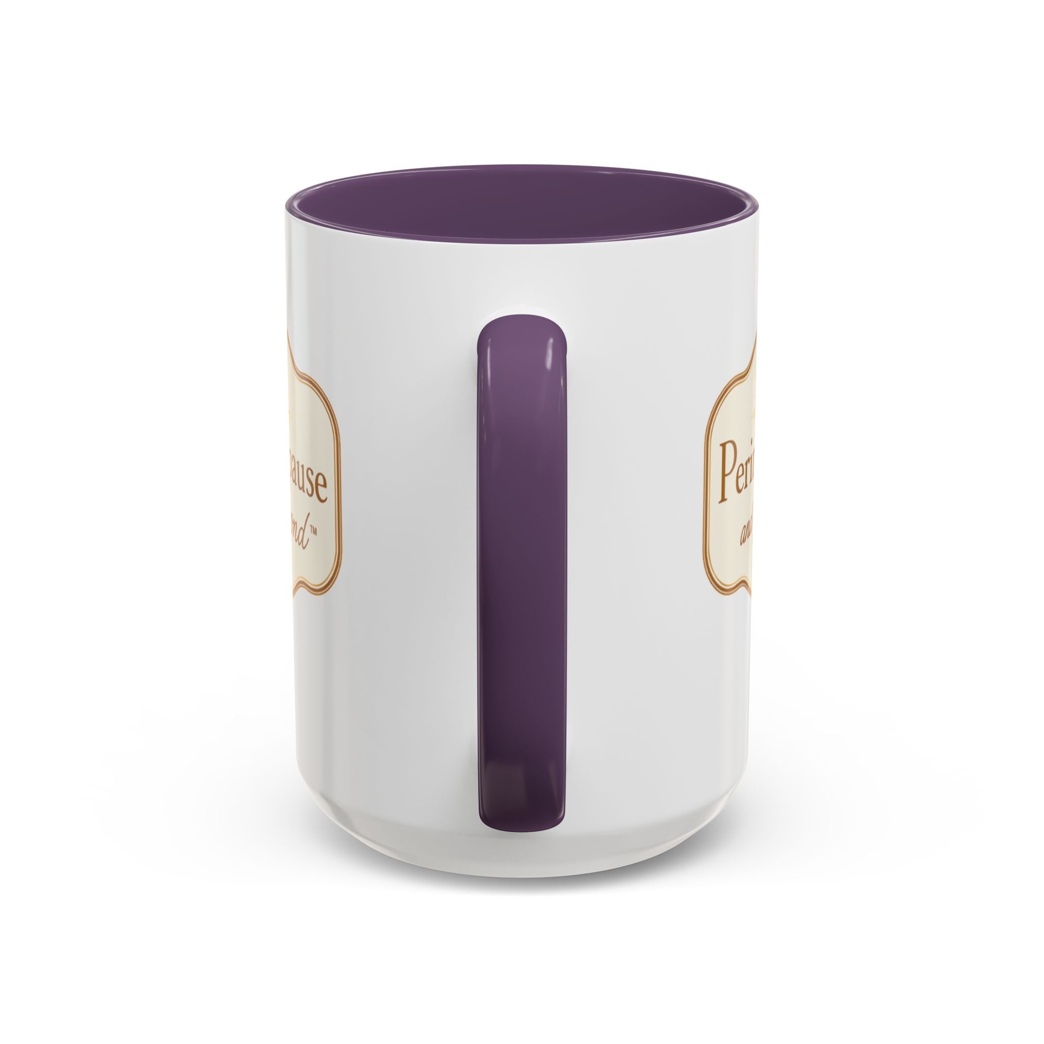 Perimenopause and Beyond™ Accent Coffee Mug — Empowering Women’s Morning Cup