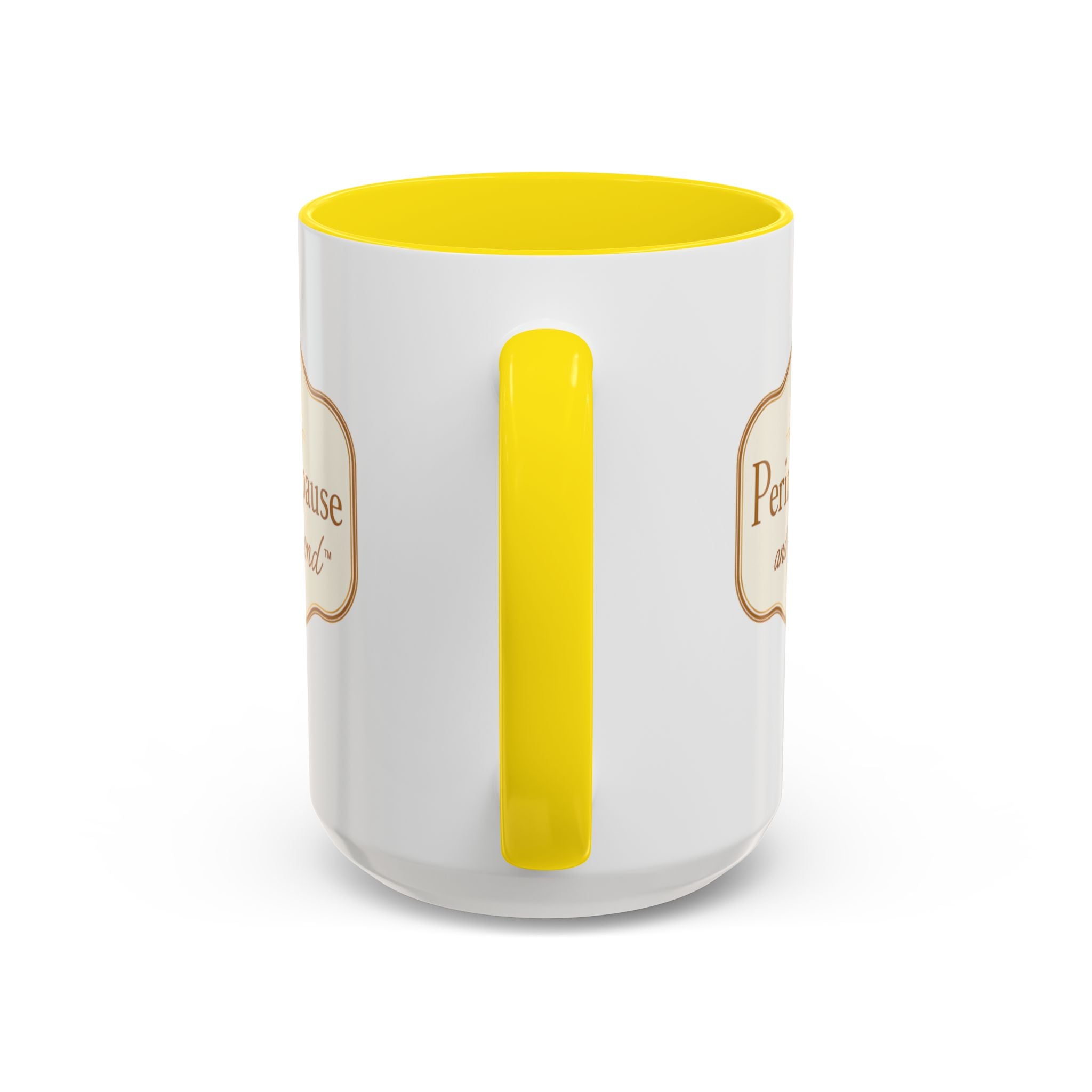 Perimenopause and Beyond™ Accent Coffee Mug — Empowering Women’s Morning Cup
