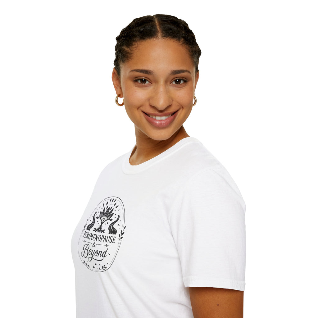 Perimenopause & Beyond™ Official Logo T-Shirt — Supportive Women's Health Tee