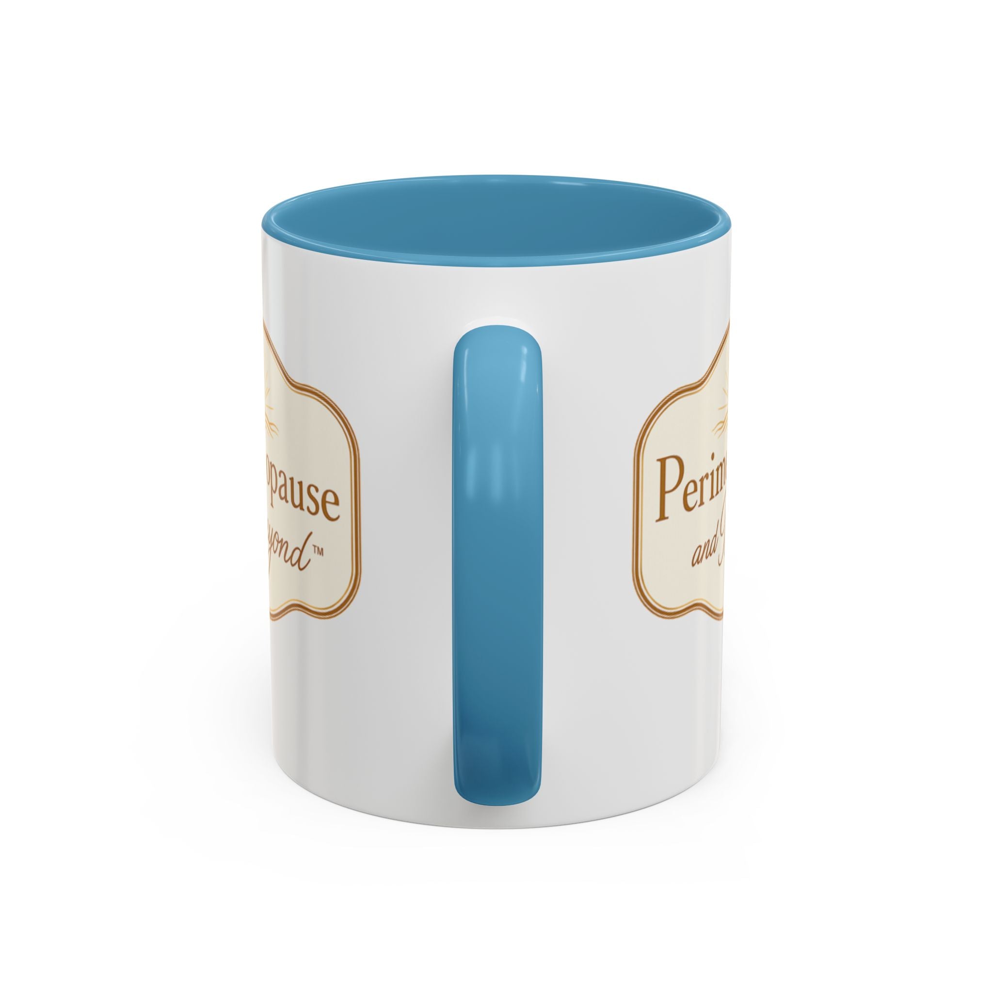 Perimenopause and Beyond™ Accent Coffee Mug — Empowering Women’s Morning Cup