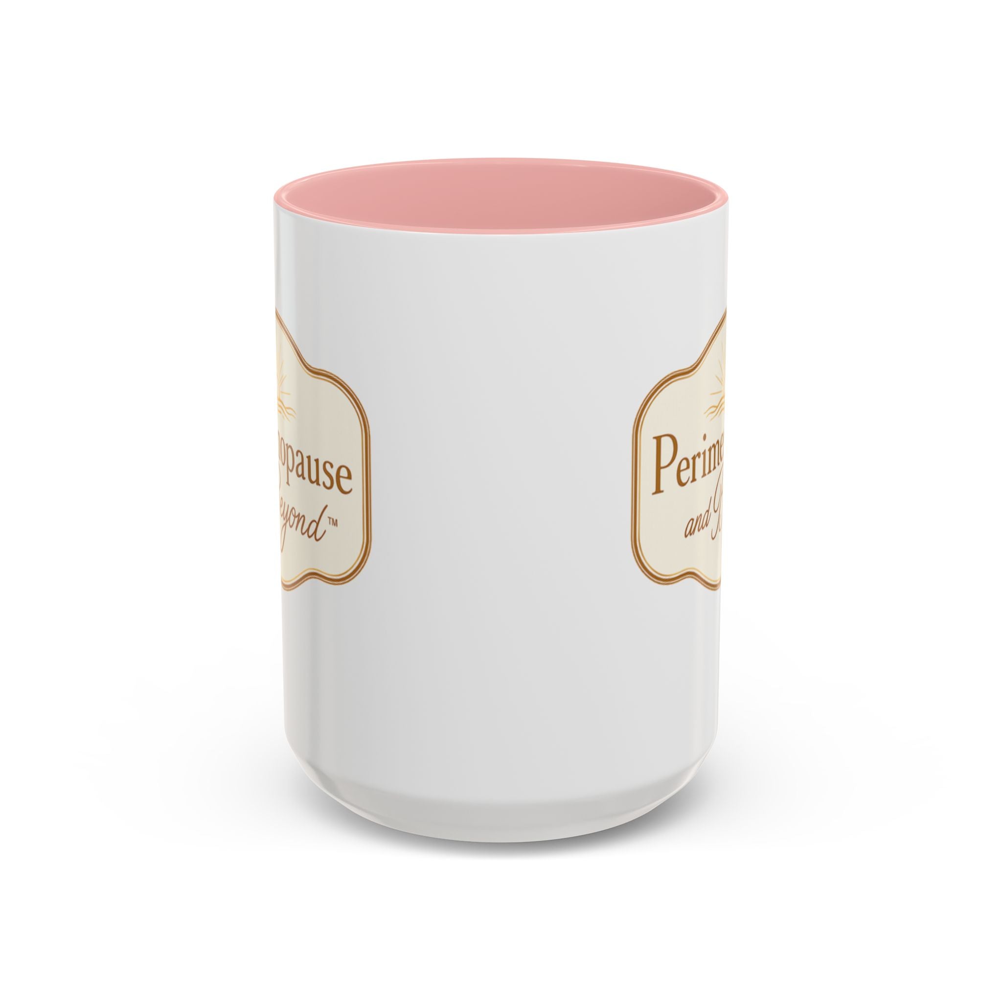 Perimenopause and Beyond™ Accent Coffee Mug — Empowering Women’s Morning Cup
