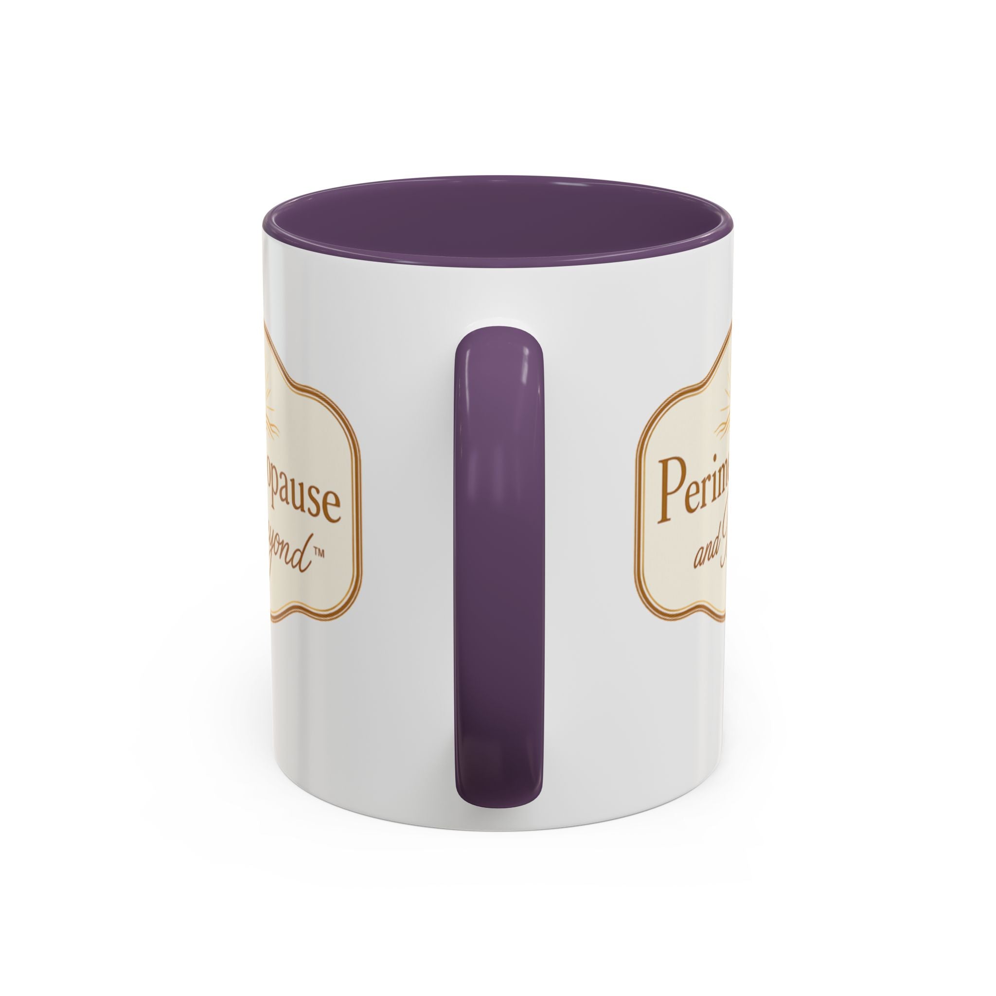 Perimenopause and Beyond™ Accent Coffee Mug — Empowering Women’s Morning Cup