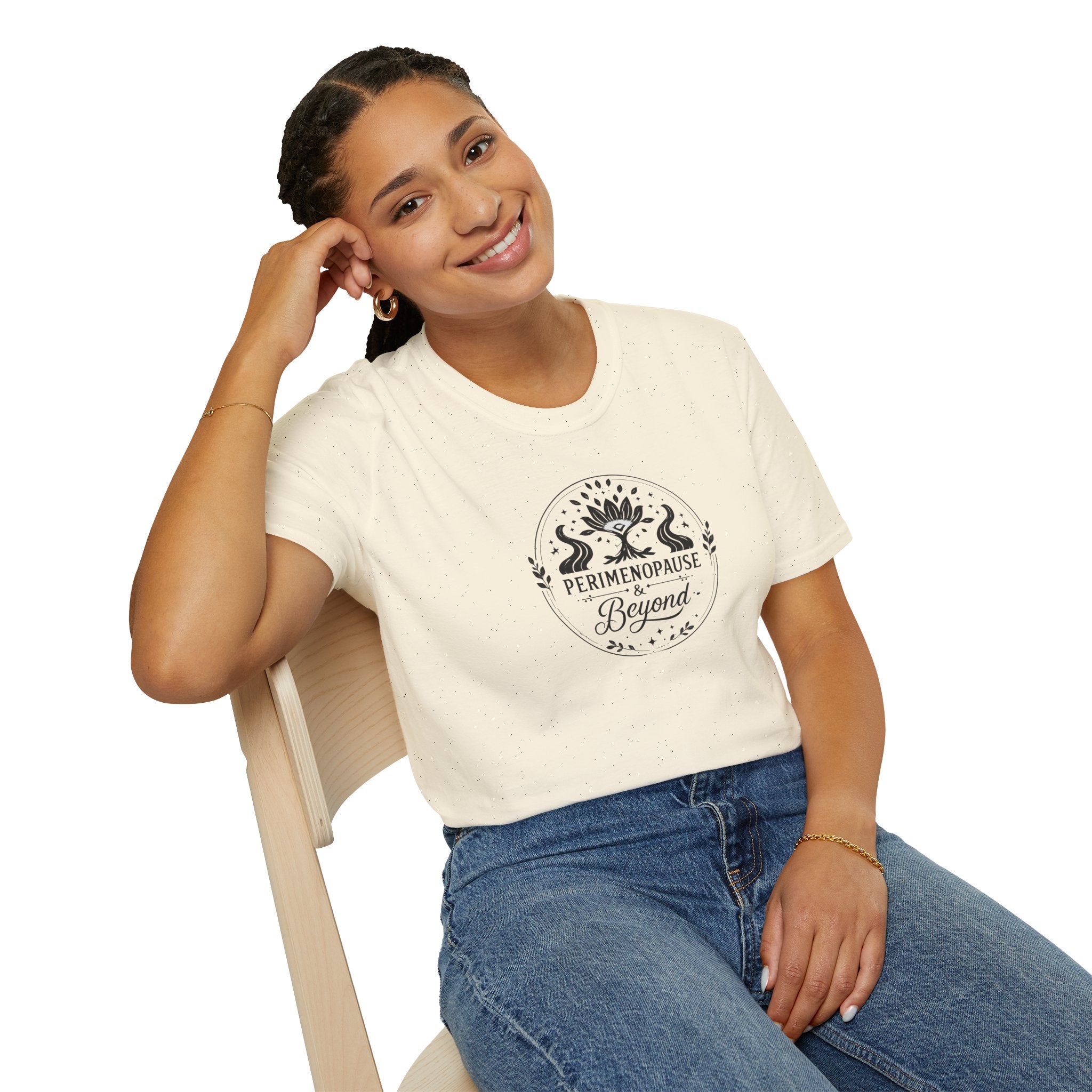 Perimenopause & Beyond™ Official Logo T-Shirt — Supportive Women's Health Tee