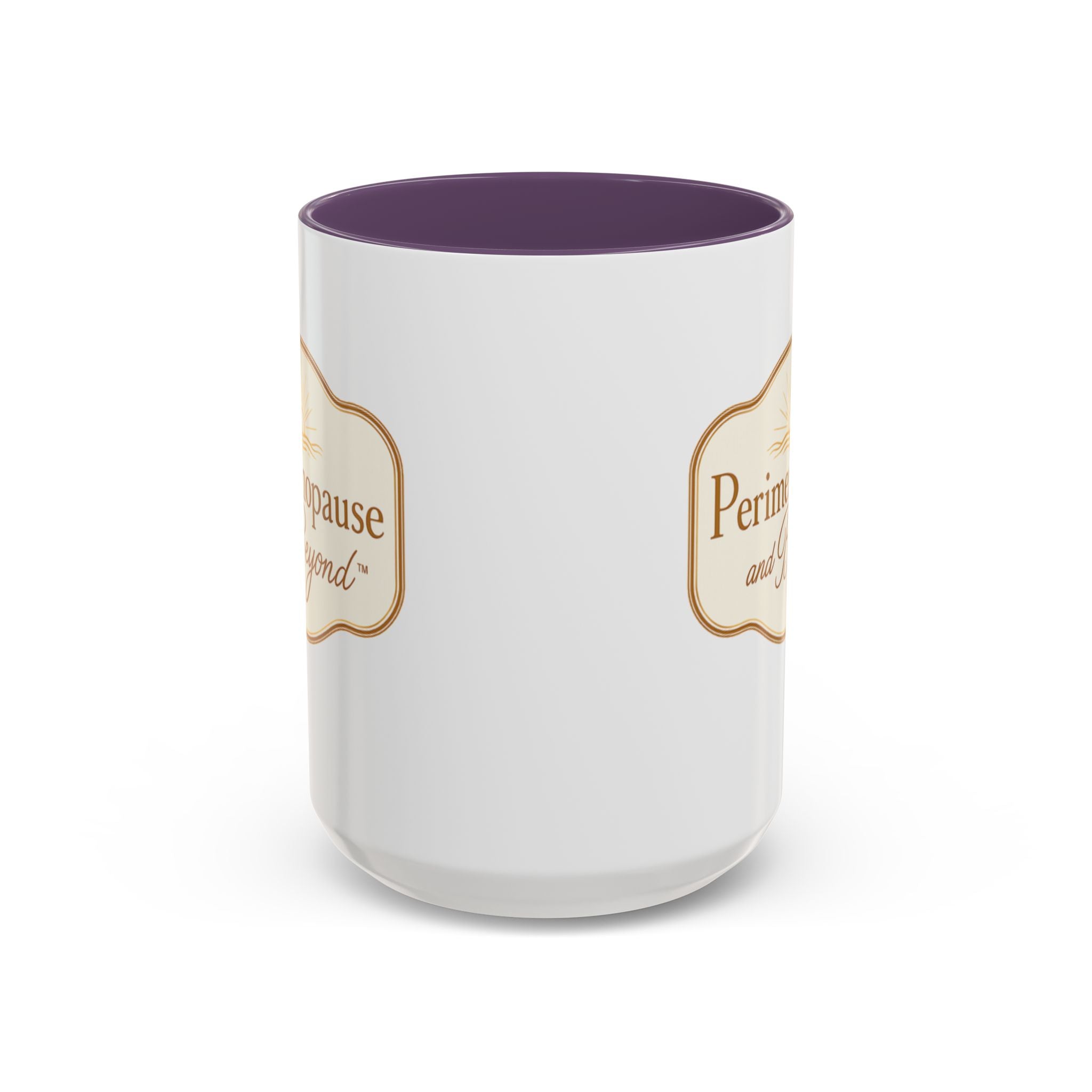 Perimenopause and Beyond™ Accent Coffee Mug — Empowering Women’s Morning Cup