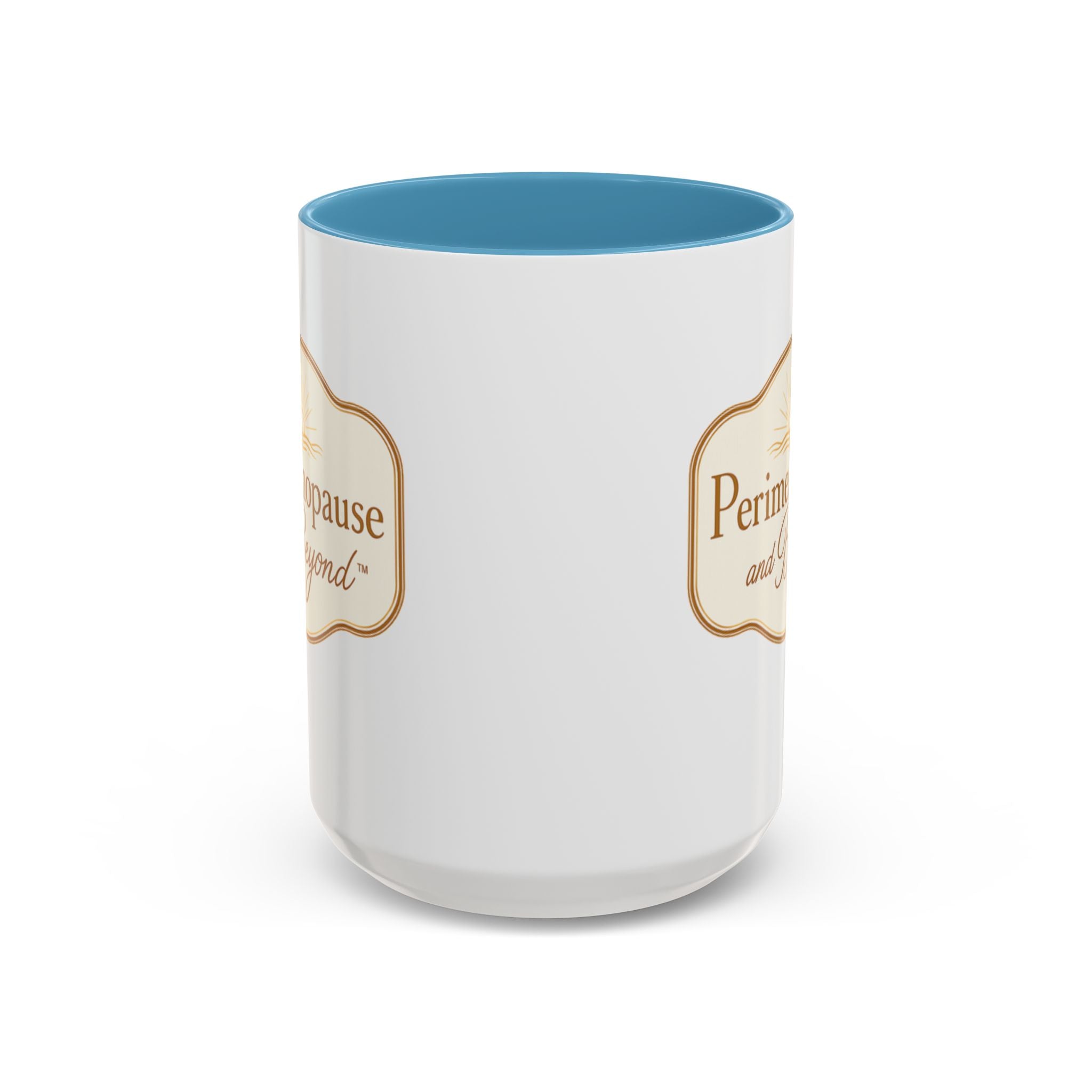 Perimenopause and Beyond™ Accent Coffee Mug — Empowering Women’s Morning Cup