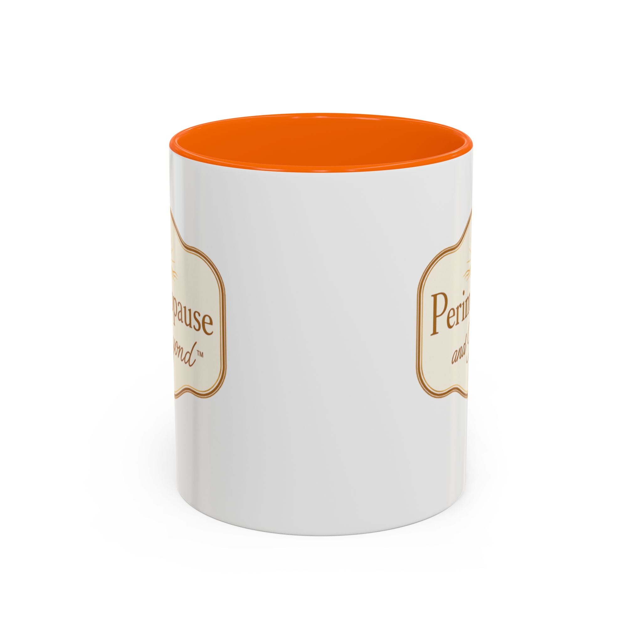 Perimenopause and Beyond™ Accent Coffee Mug — Empowering Women’s Morning Cup