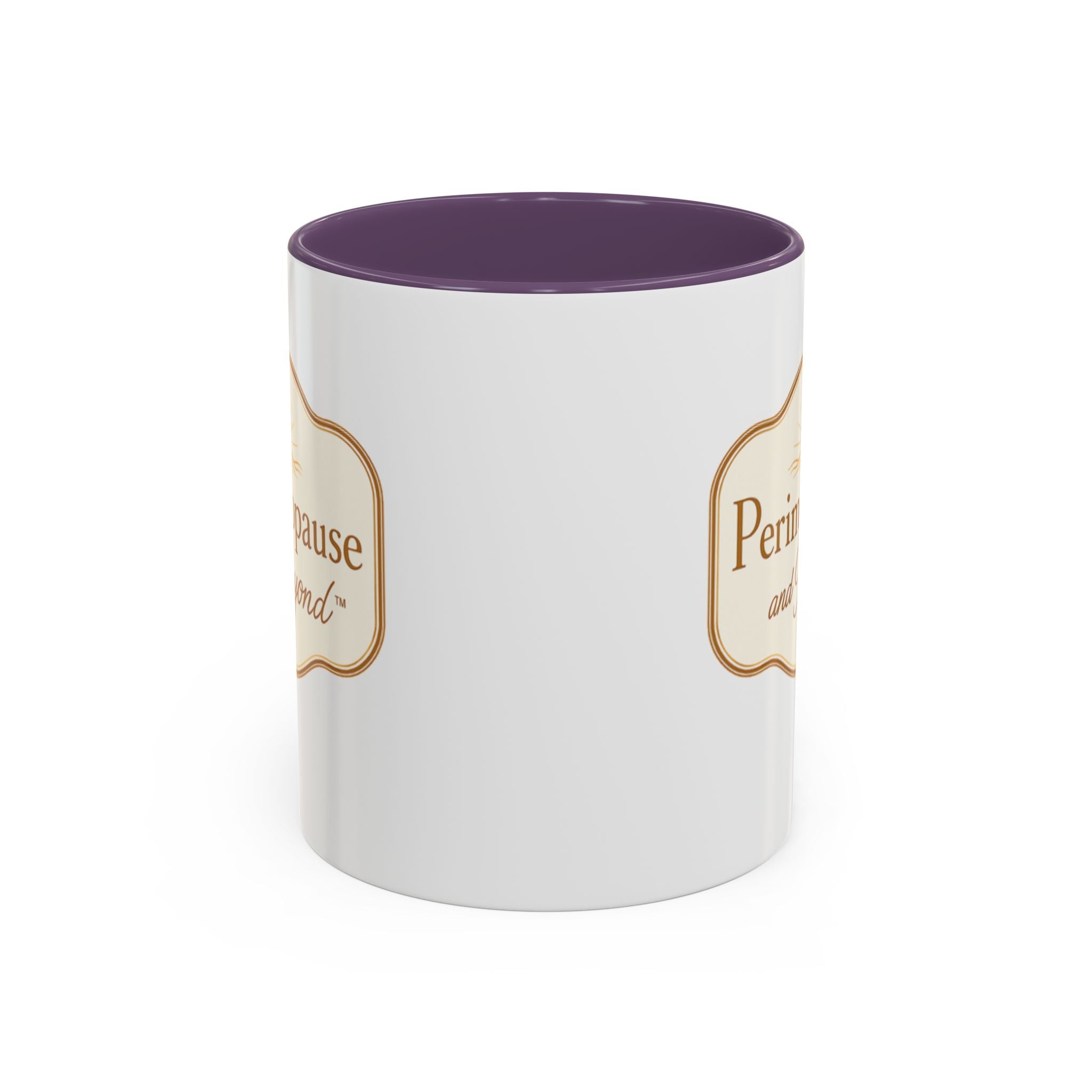 Perimenopause and Beyond™ Accent Coffee Mug — Empowering Women’s Morning Cup