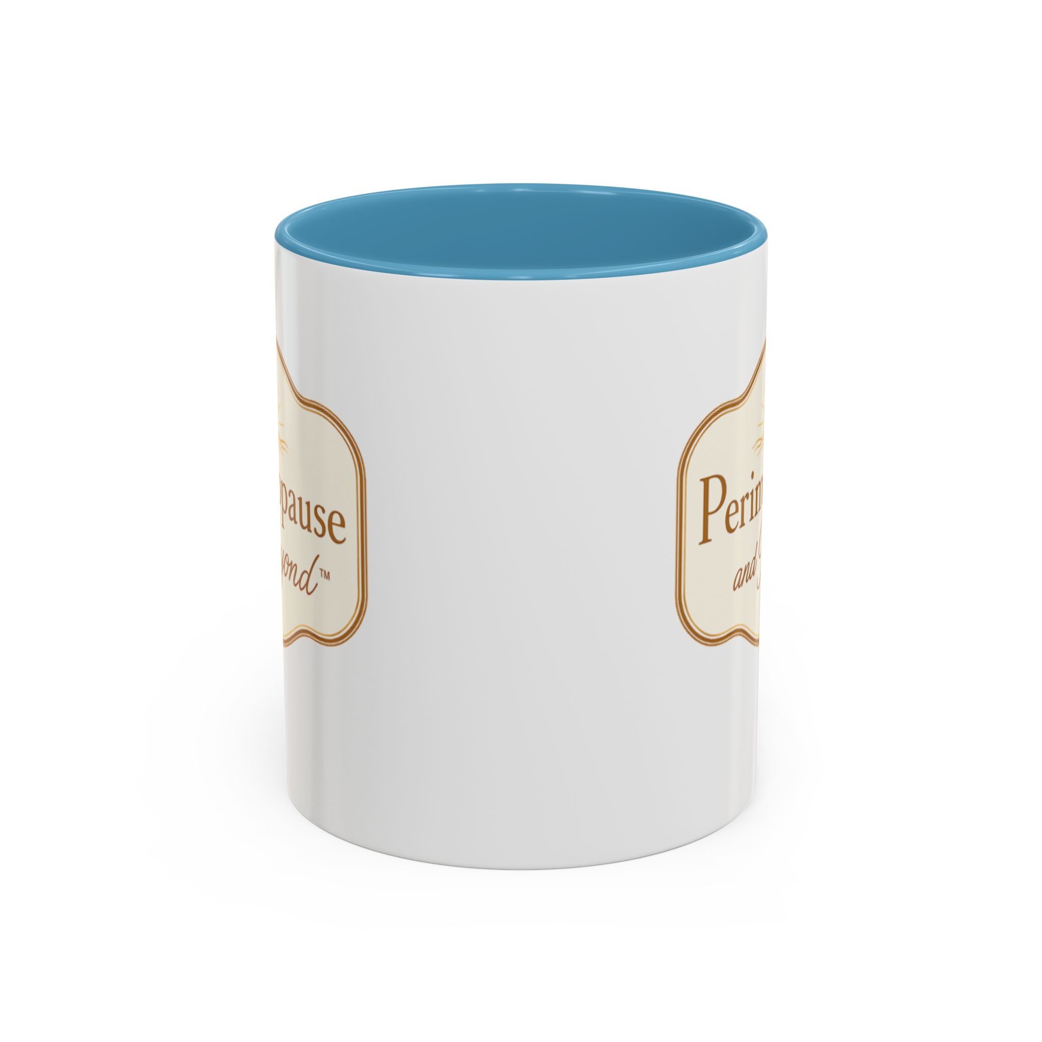 Perimenopause and Beyond™ Accent Coffee Mug — Empowering Women’s Morning Cup